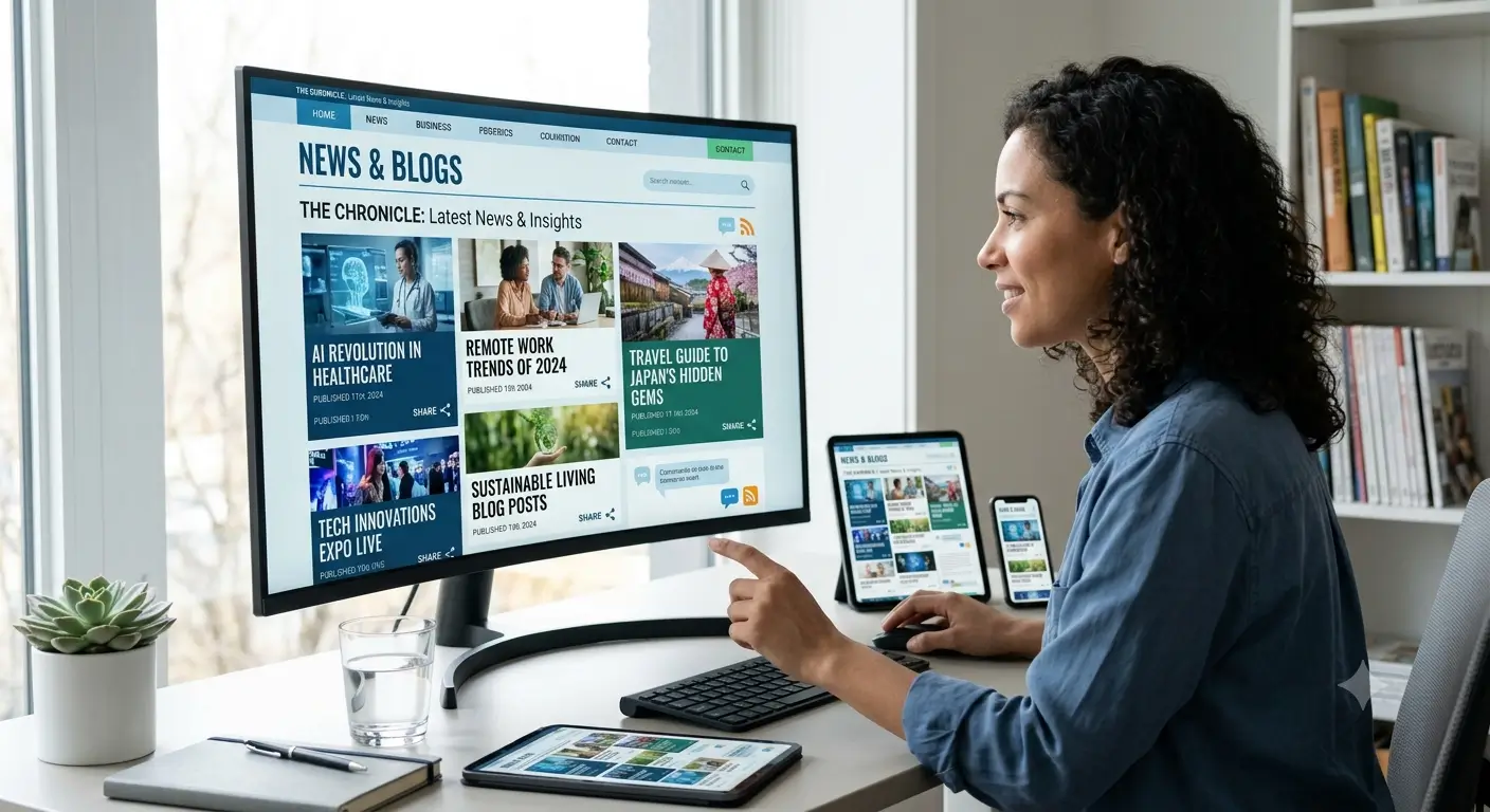 Keep up on web development news